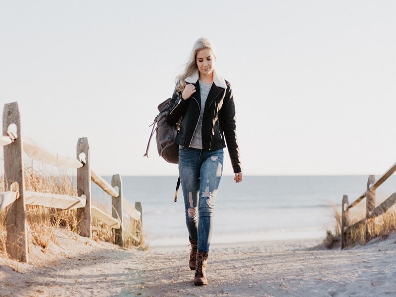 Black jeans jacket