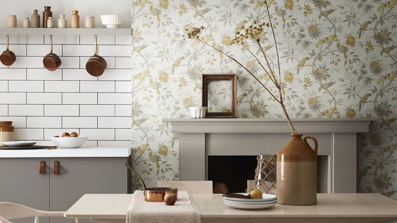 Kinds of kitchen wallpaper