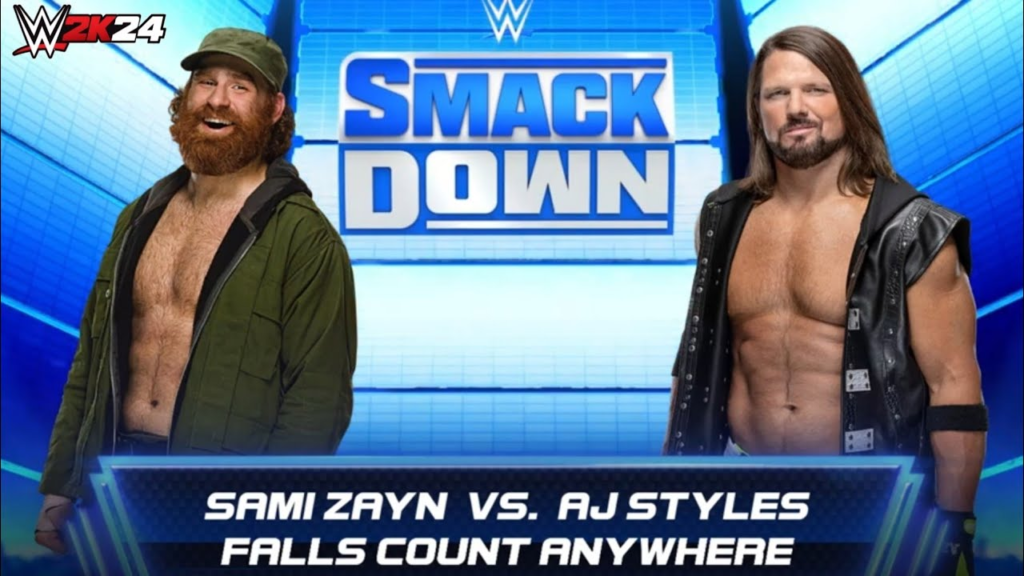 AJ Styles vs. Sami Zayn